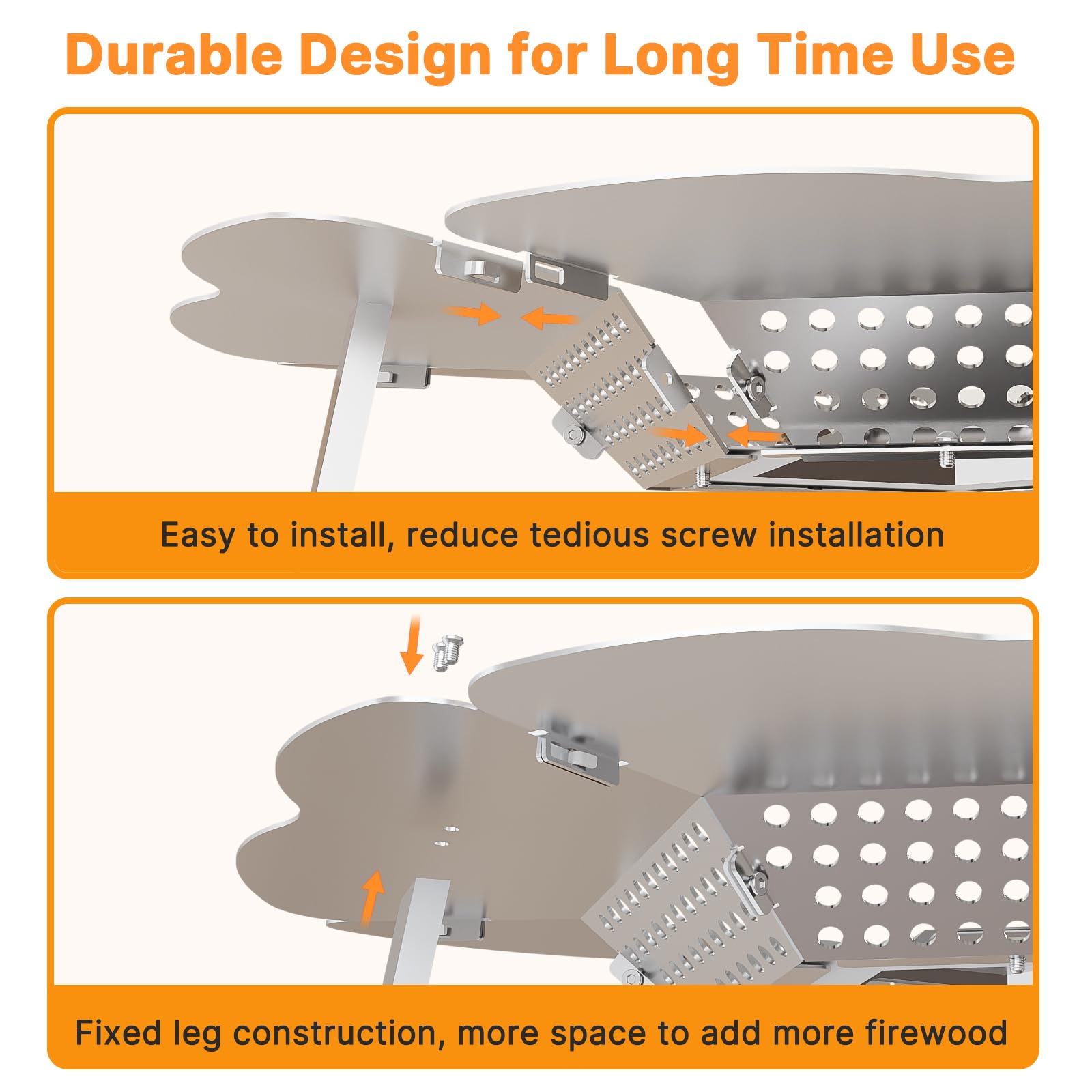 Fiaygro durable 304 stainless steel resists rust in outdoor use.
