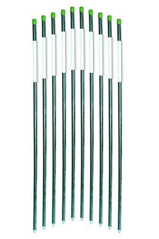 FiberMarker driveway markers 36-inch, dark green, visible at night for safer navigation.