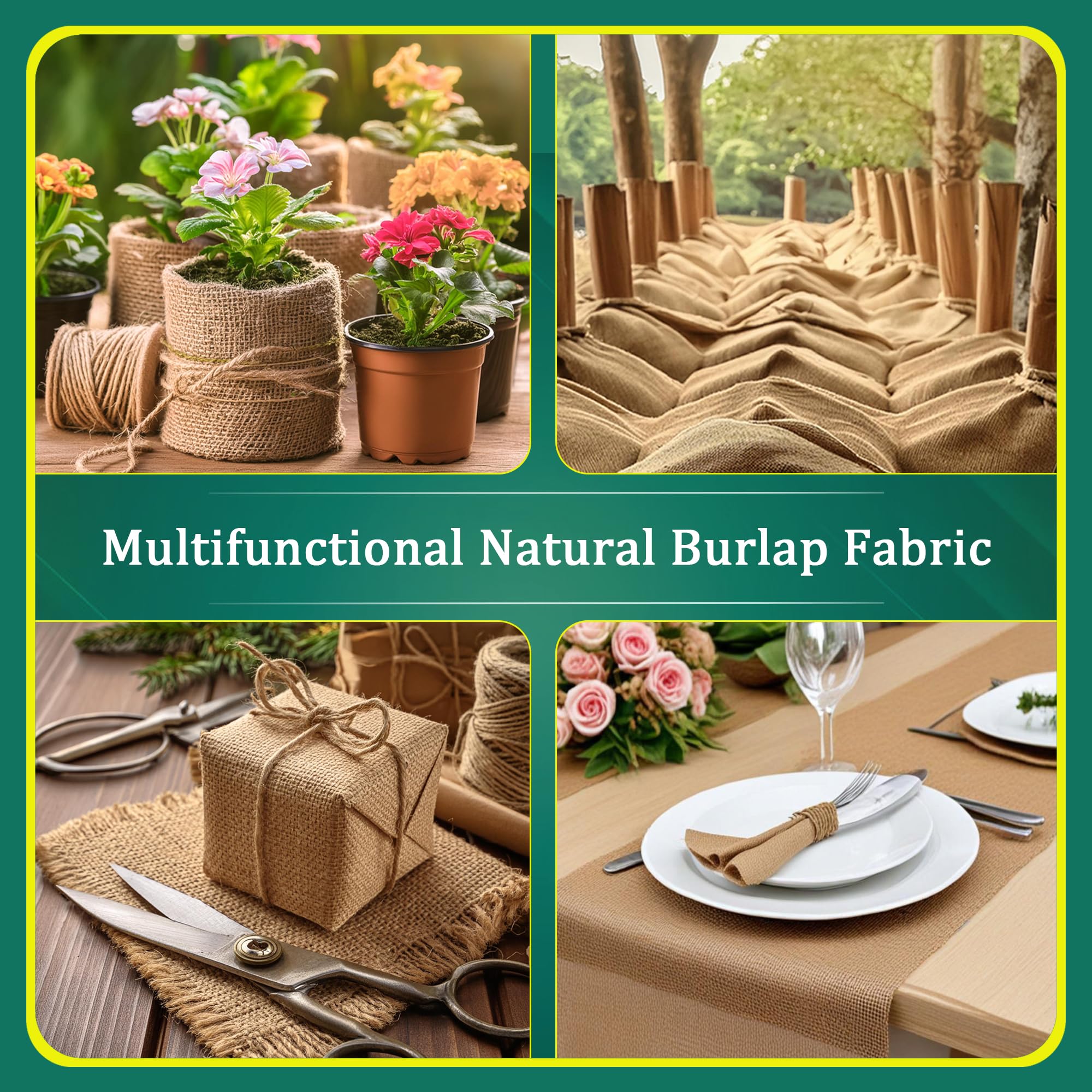 FIBEUSION large 40 by 15 feet roll supports gardening and DIY projects