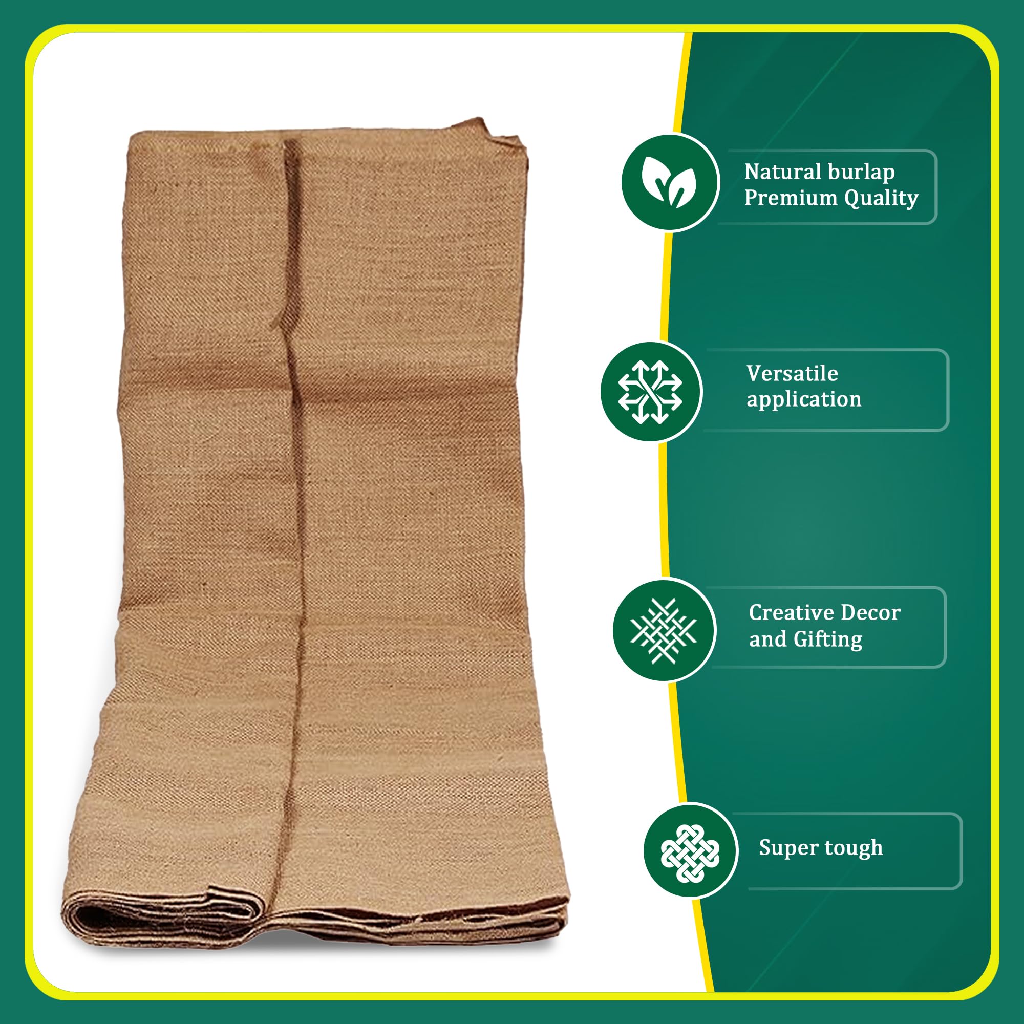 FIBEUSION natural burlap with frost protection for winter garden plants