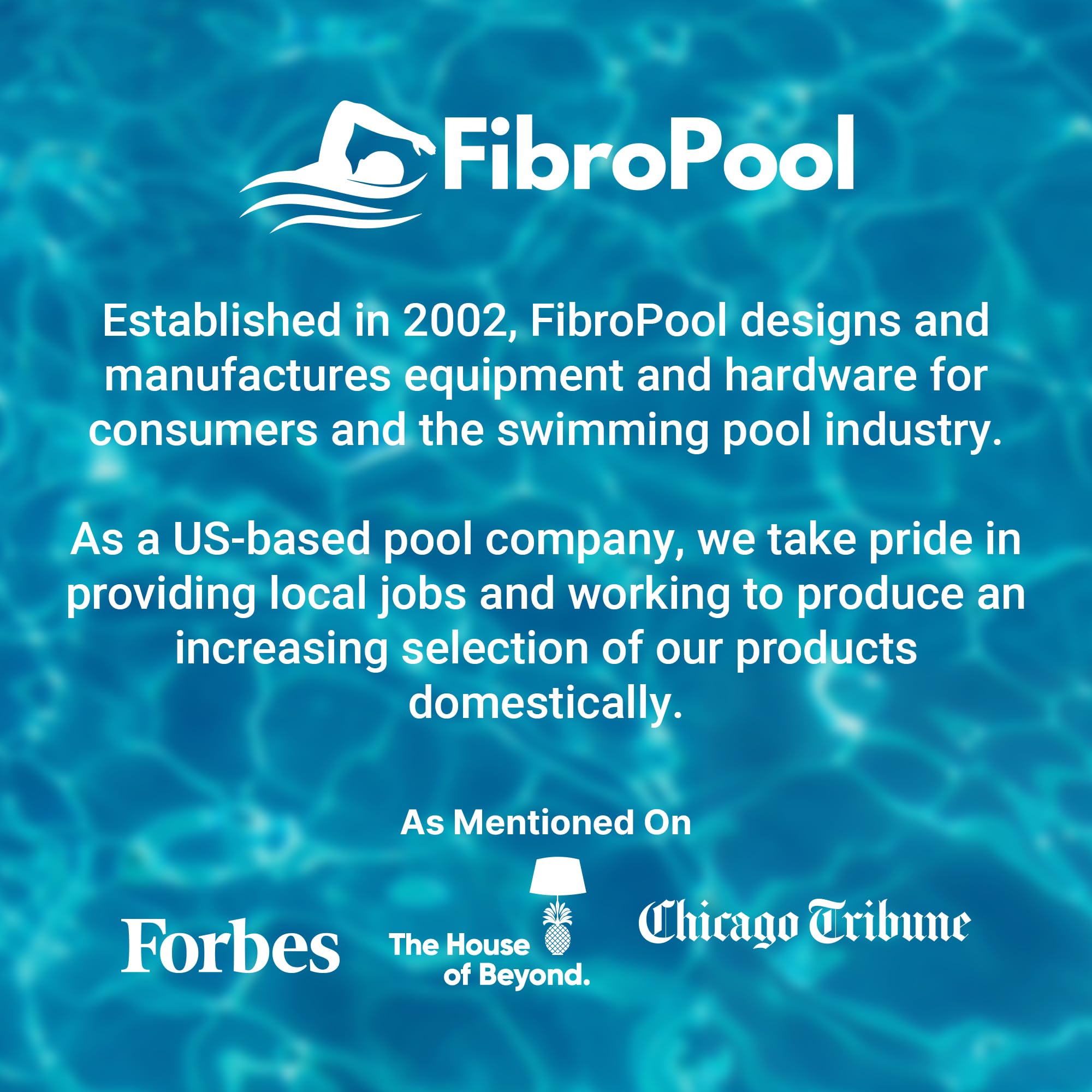 FibroPool compatible with above-ground and inground pools for versatility