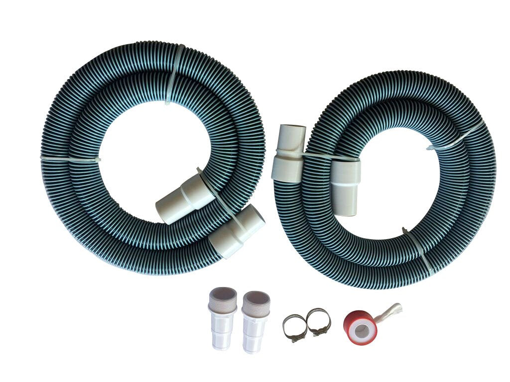 FibroPool filter hose assembly kit showing complete replacement set for quick pool maintenance.