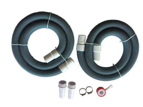FibroPool filter hose assembly kit showing complete replacement set for quick pool maintenance.