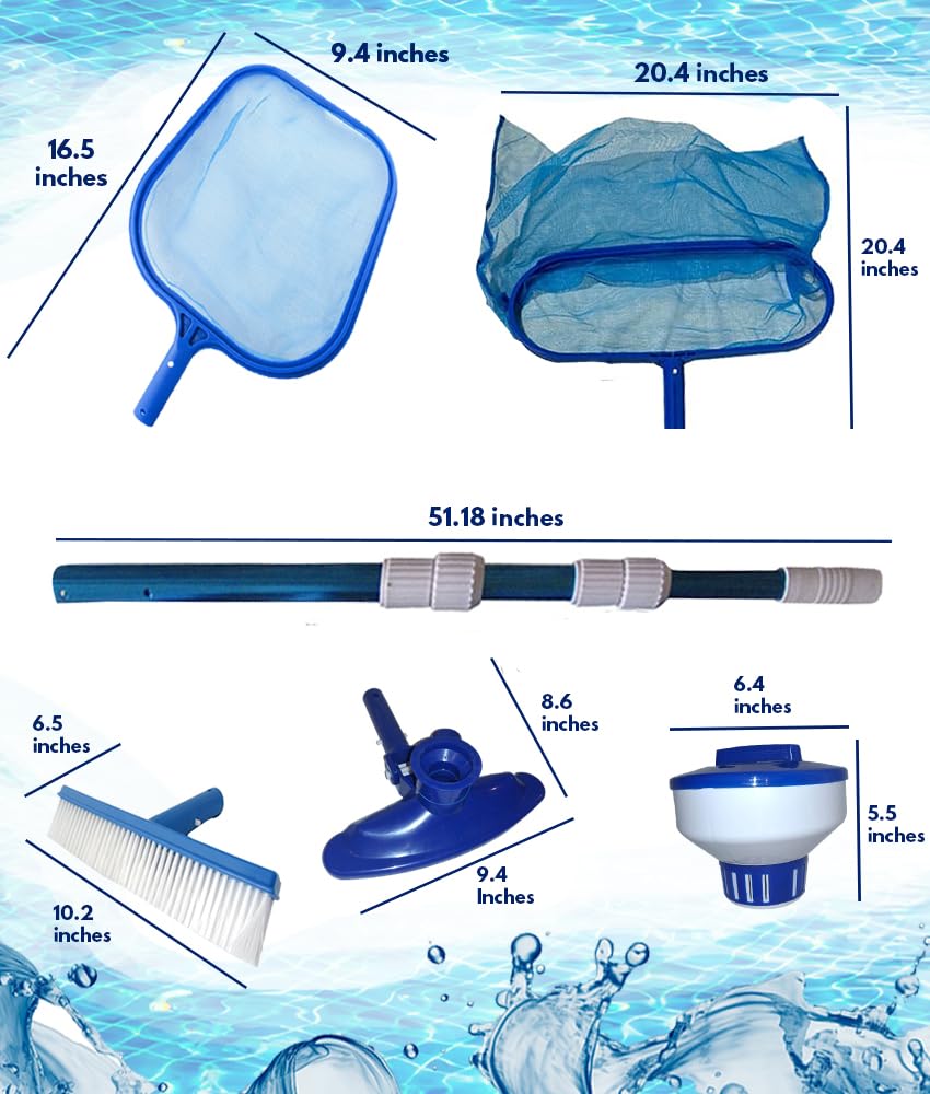 FibroPool floating chlorinator dispensing steady sanitizing action.