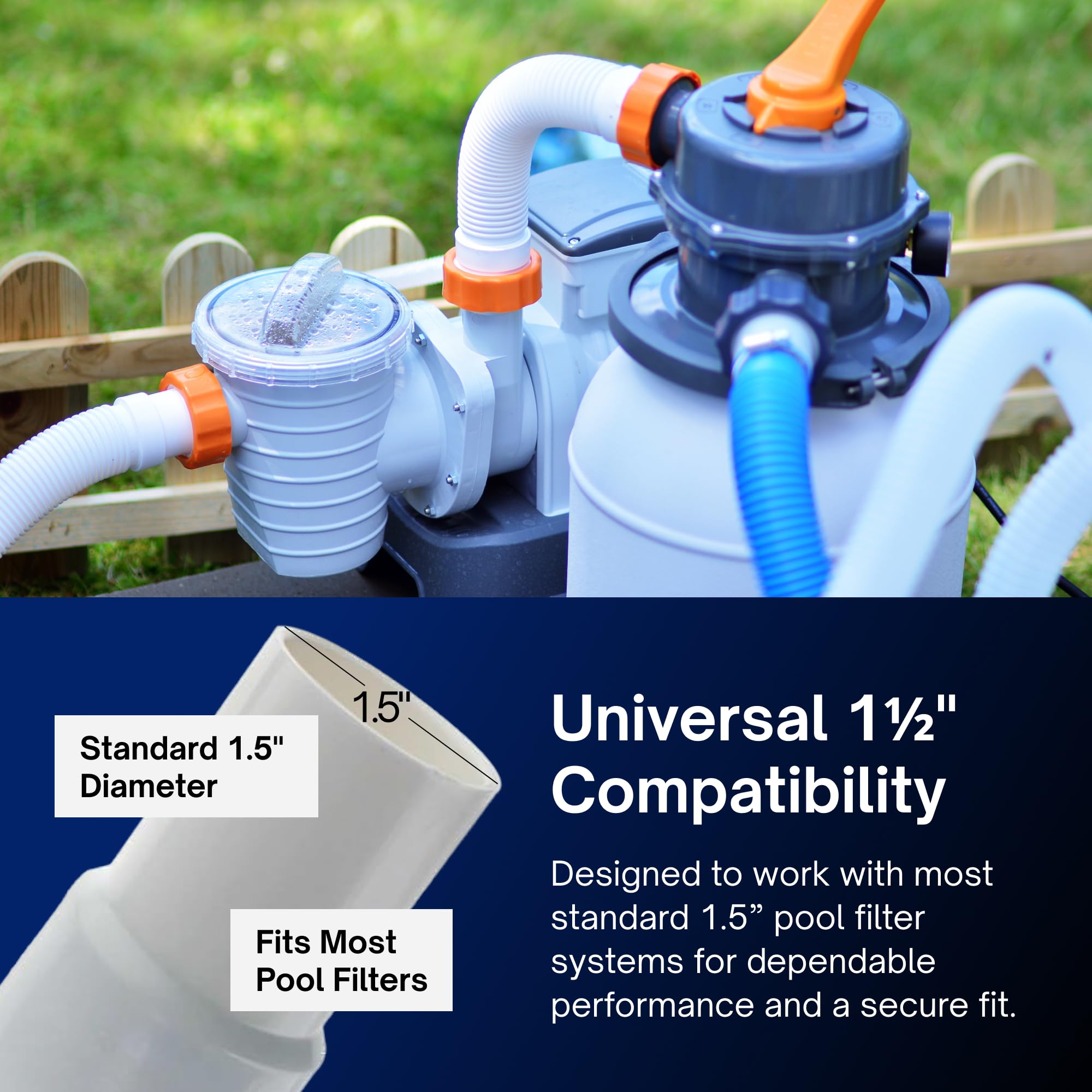 FibroPool leak-resistant connection reduces maintenance interruptions.