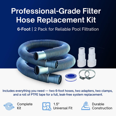 FibroPool reinforced cuff detail highlighting durable, leak-resistant connections.