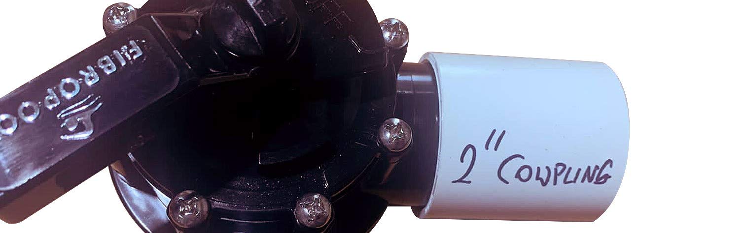 FibroPool valve is compatible with saltwater pools.