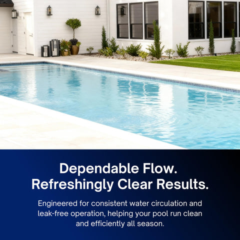 FibroPool universal compatibility supports both above-ground and in-ground pools.