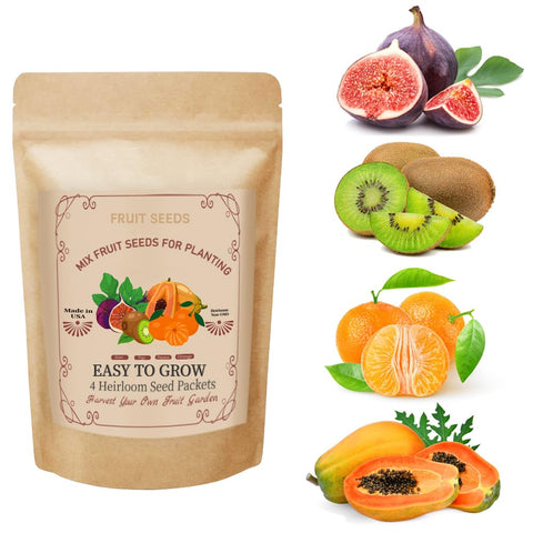 Ficoszo kiwi seeds packaging with labels for easy home garden planning.