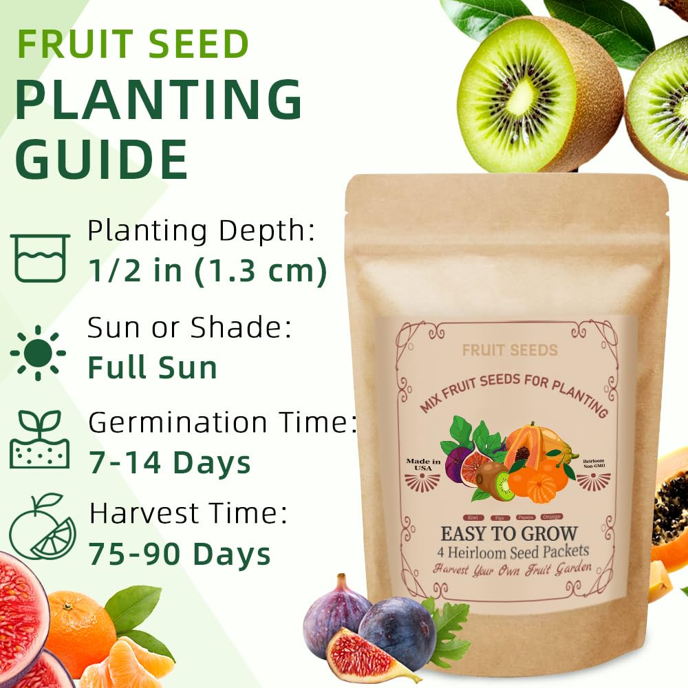 Ficoszo papaya seeds packaging labeled for straightforward at-home planting.
