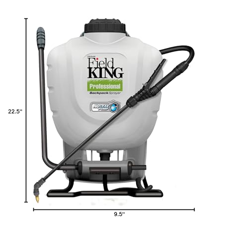Field King sprayer handles up to 150 psi for tough-to-reach areas.