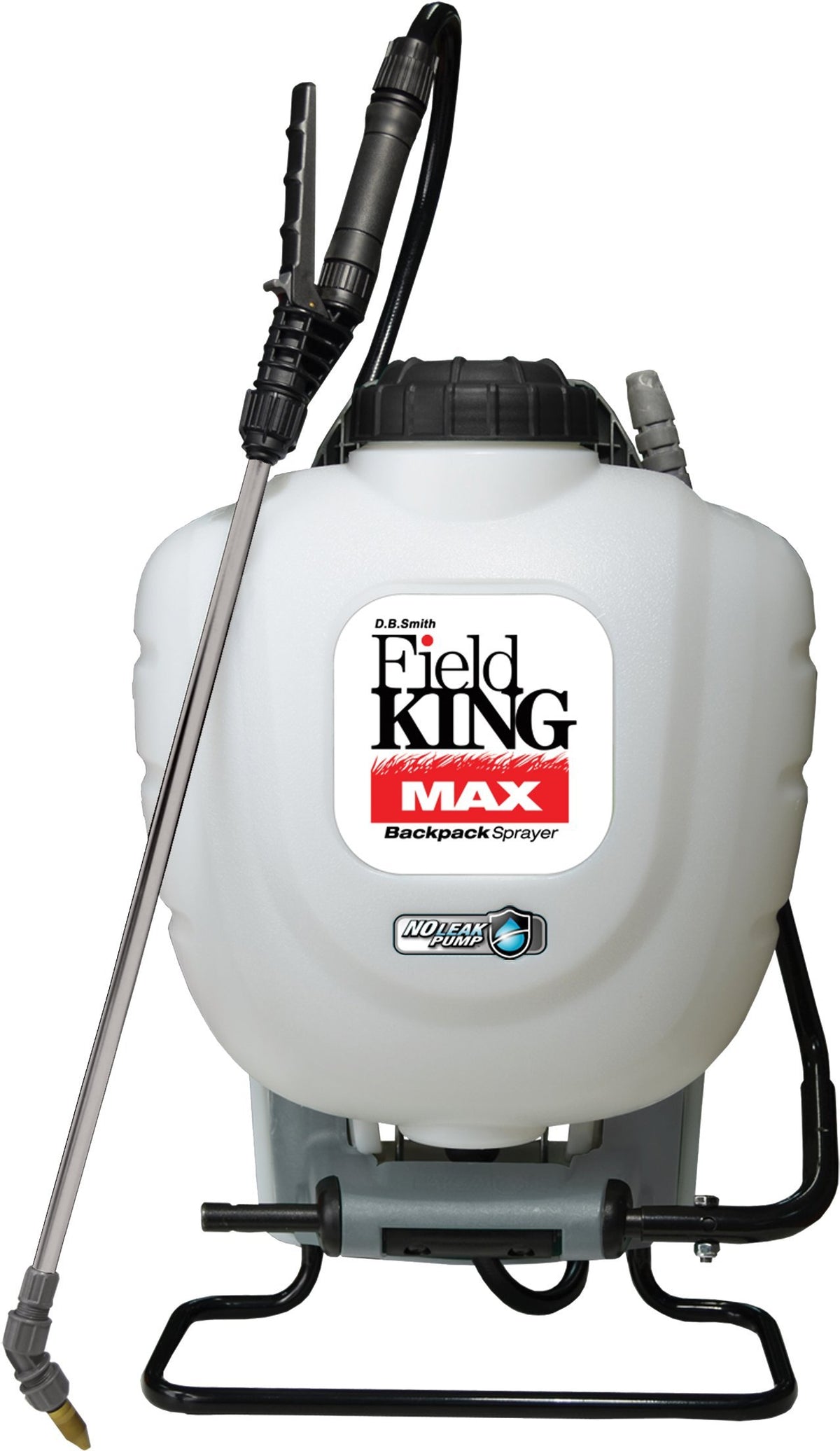 Field King Max 190348 backpack sprayer in action for efficient field treatments.