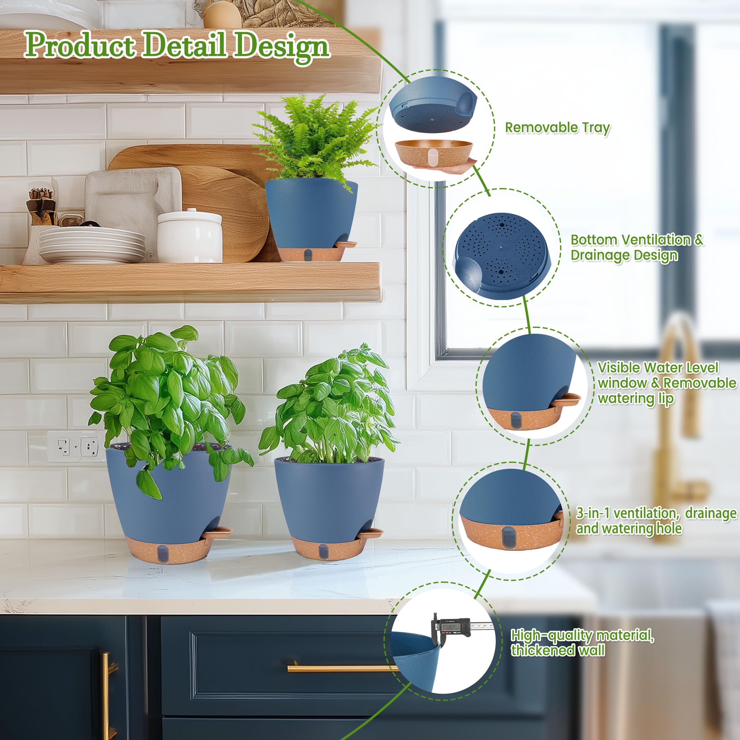 Fielda decorative plant-labels set adds a personal touch to pots.