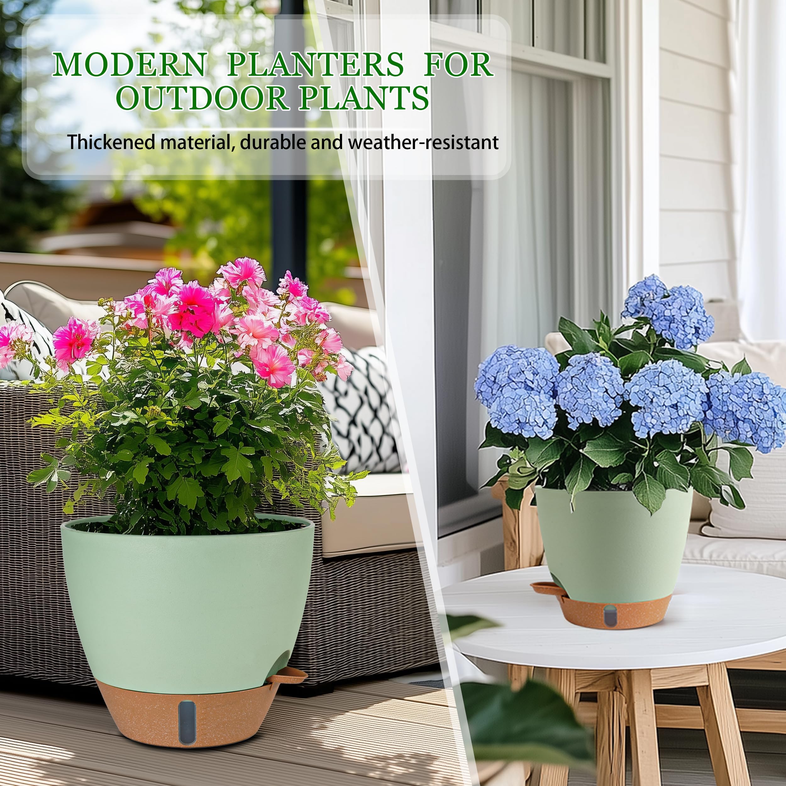 Fielda decorative five-size set for cohesive plant displays