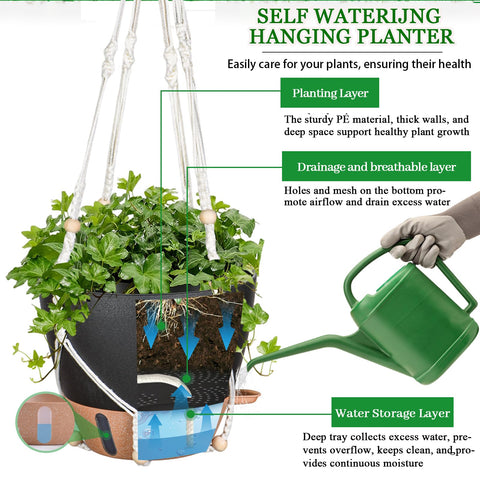Fielda grid drainage holes promote healthy roots and prevent waterlogging.
