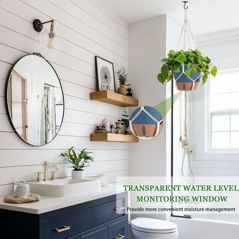 Fielda rust-proof metal chains provide durable outdoor hanging support