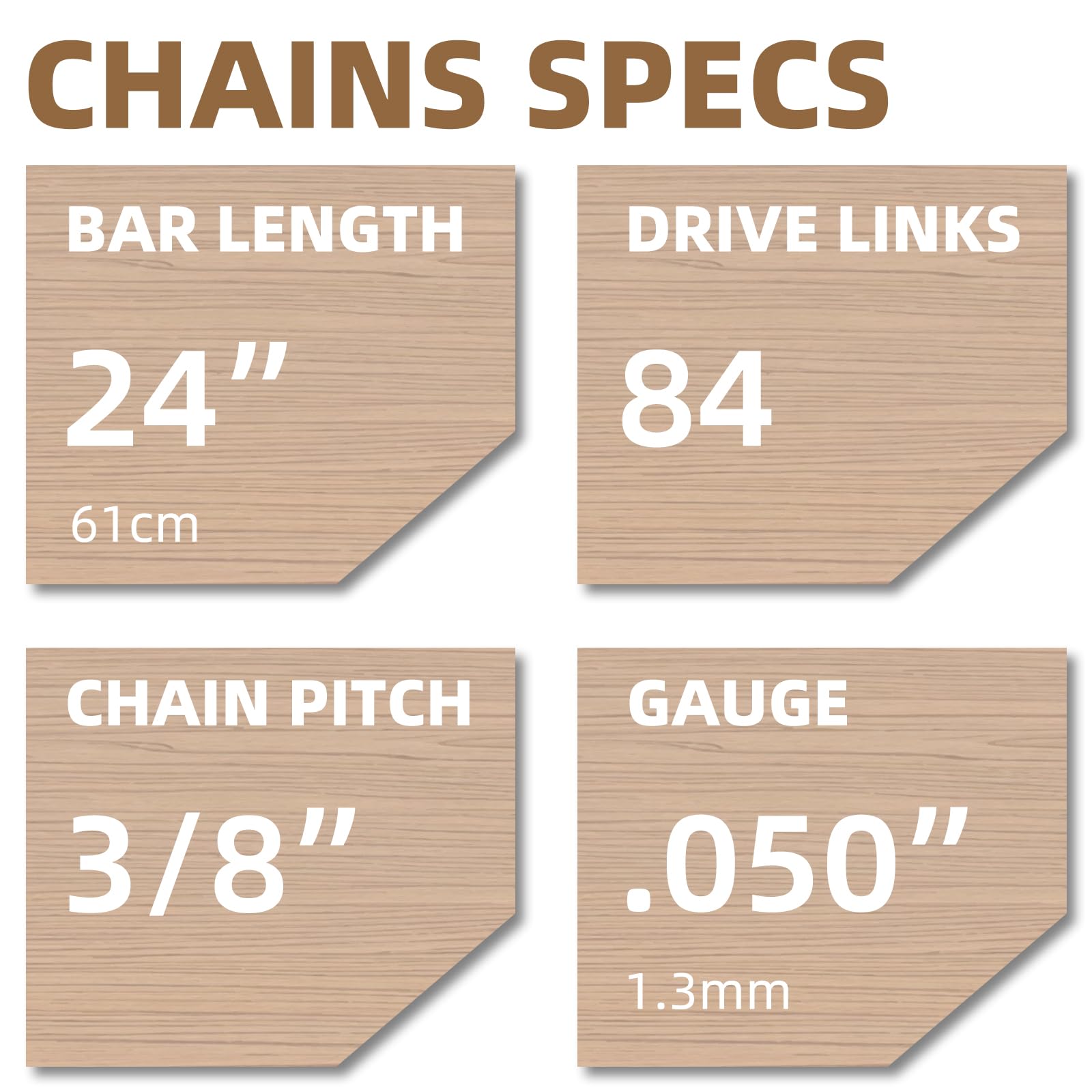 Fifchall .050 gauge chain for precise cuts