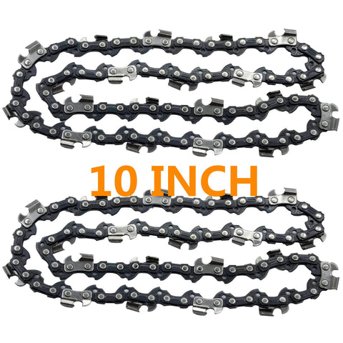 Fifchall 10 inch chain with S40 drive links for smooth cuts.