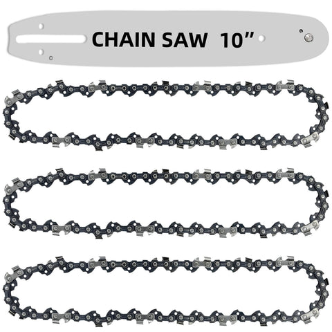Fifchall 10-inch chainsaw chain with S40 drive links for smooth cutting.