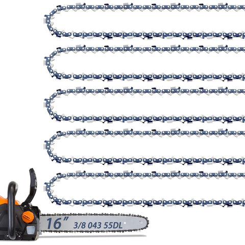 Fifchall 16-inch chain for Stihl with LP pitch and 55 links