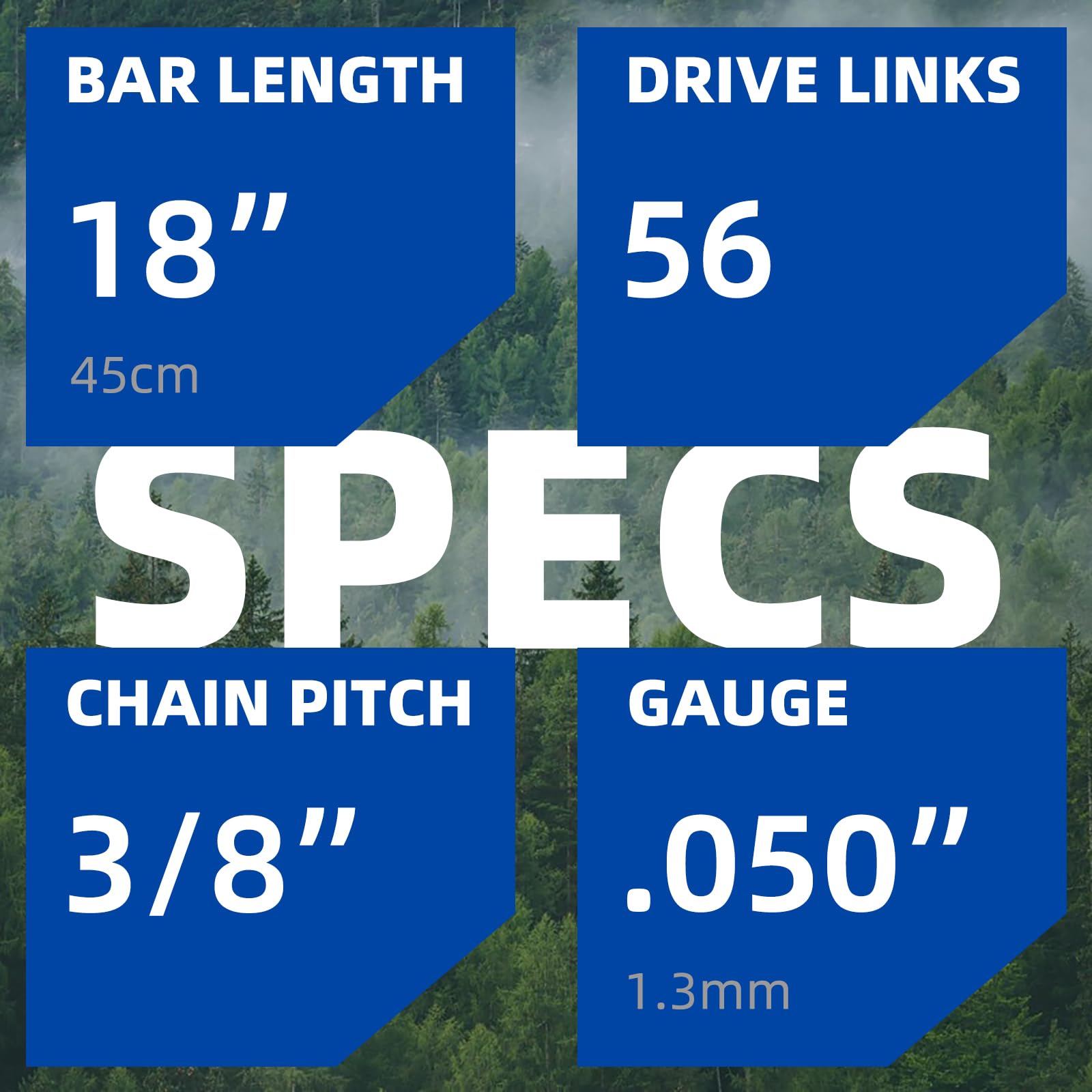 Fifchall three chainsaw chains provide smooth, fast cuts for home tasks