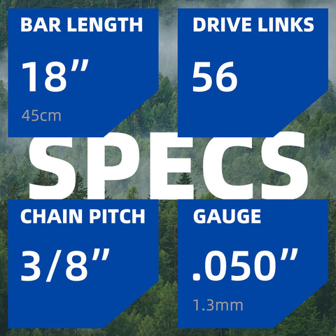 Fifchall three chainsaw chains provide smooth, fast cuts for home tasks