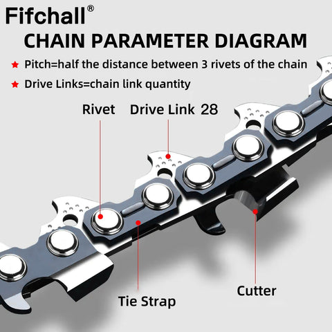 FIFCHALL chain compatible with Craftsman CMCCSL621D1 for easy installation.