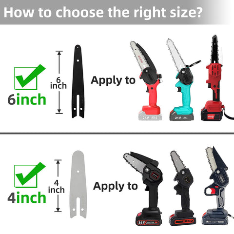 FIFCHALL 4-inch chainsaw ideal for garden branch work