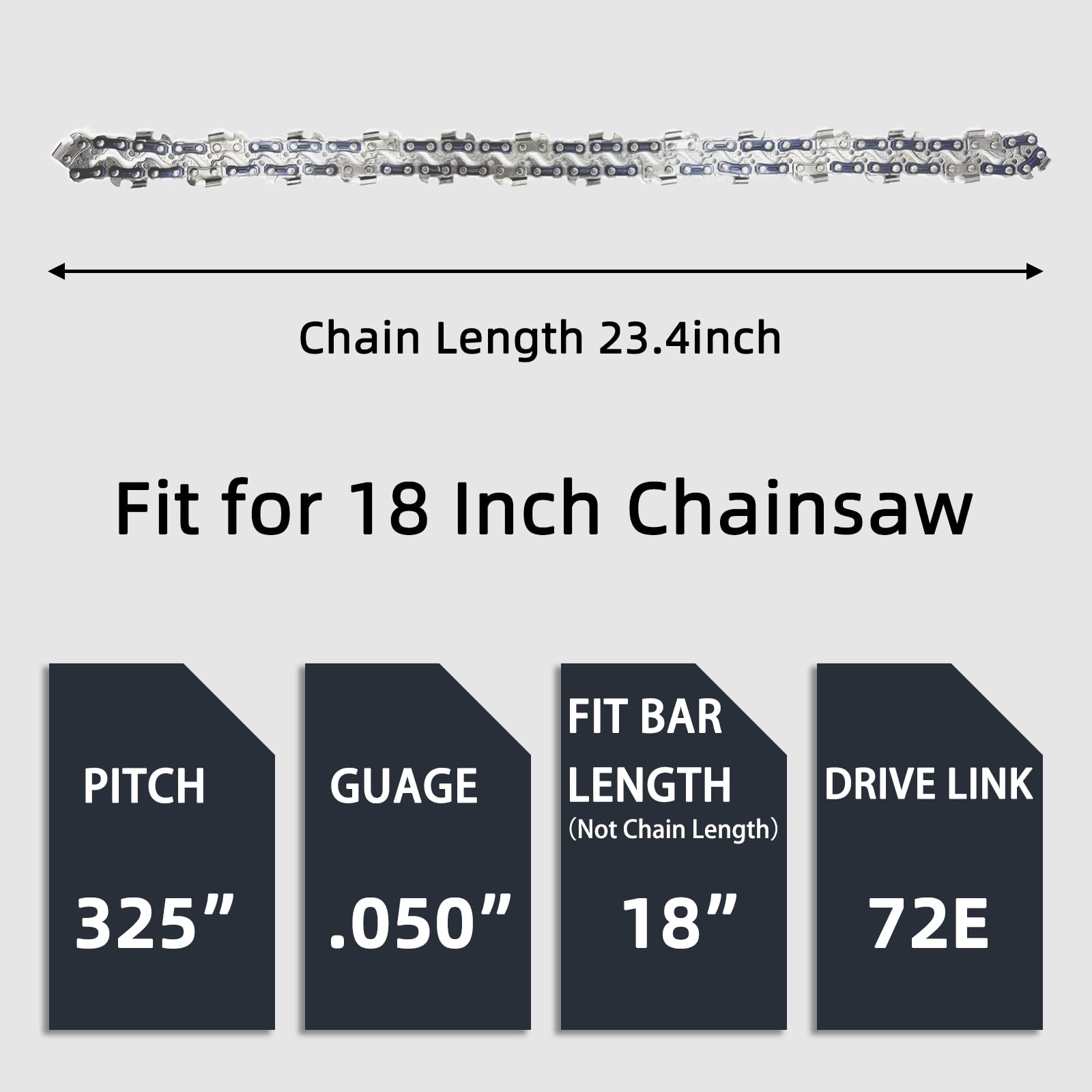 Fifchall chain with hardened rivets for durable long-term use