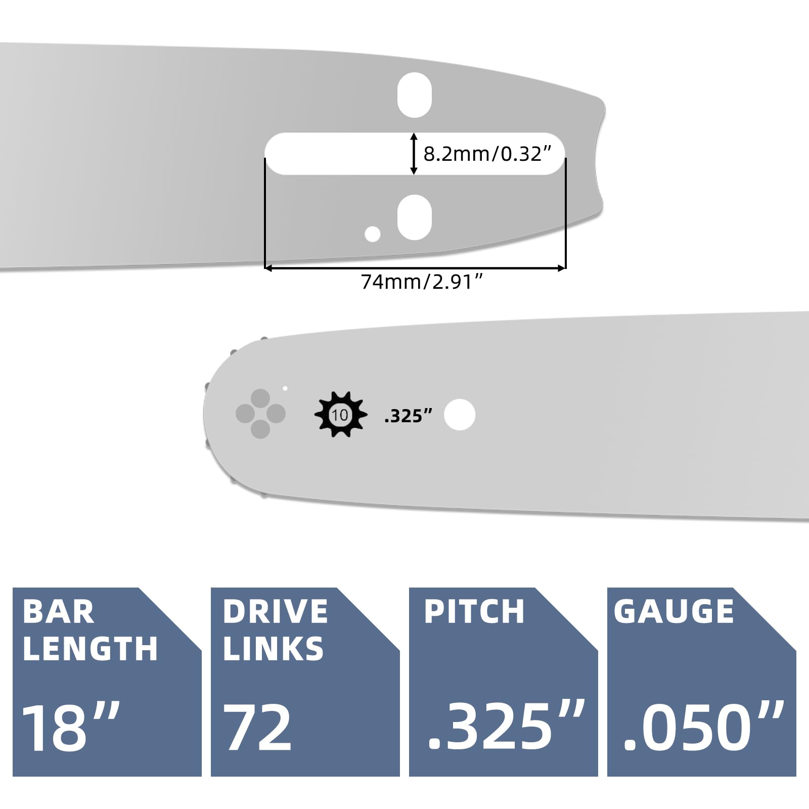 Fifchall M72 chain delivers precise, smooth cuts with reliable performance.