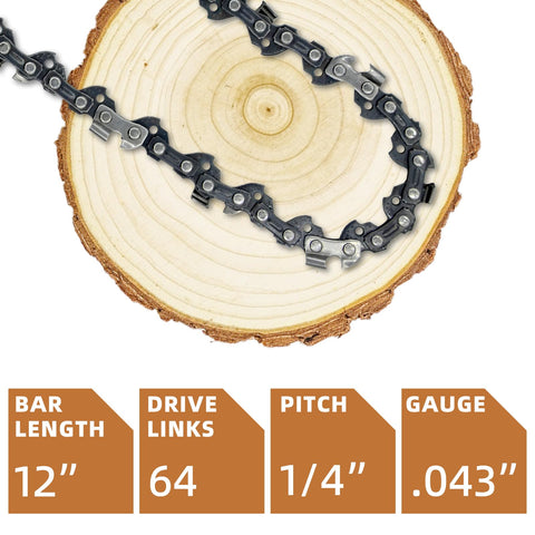 Fifchall MSA120 C-B compatibility chain fits Stihl with smooth operation.