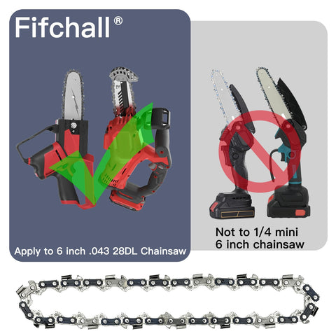 FIFCHALL chain compatible with Remington 11409-01 for pole saw use.