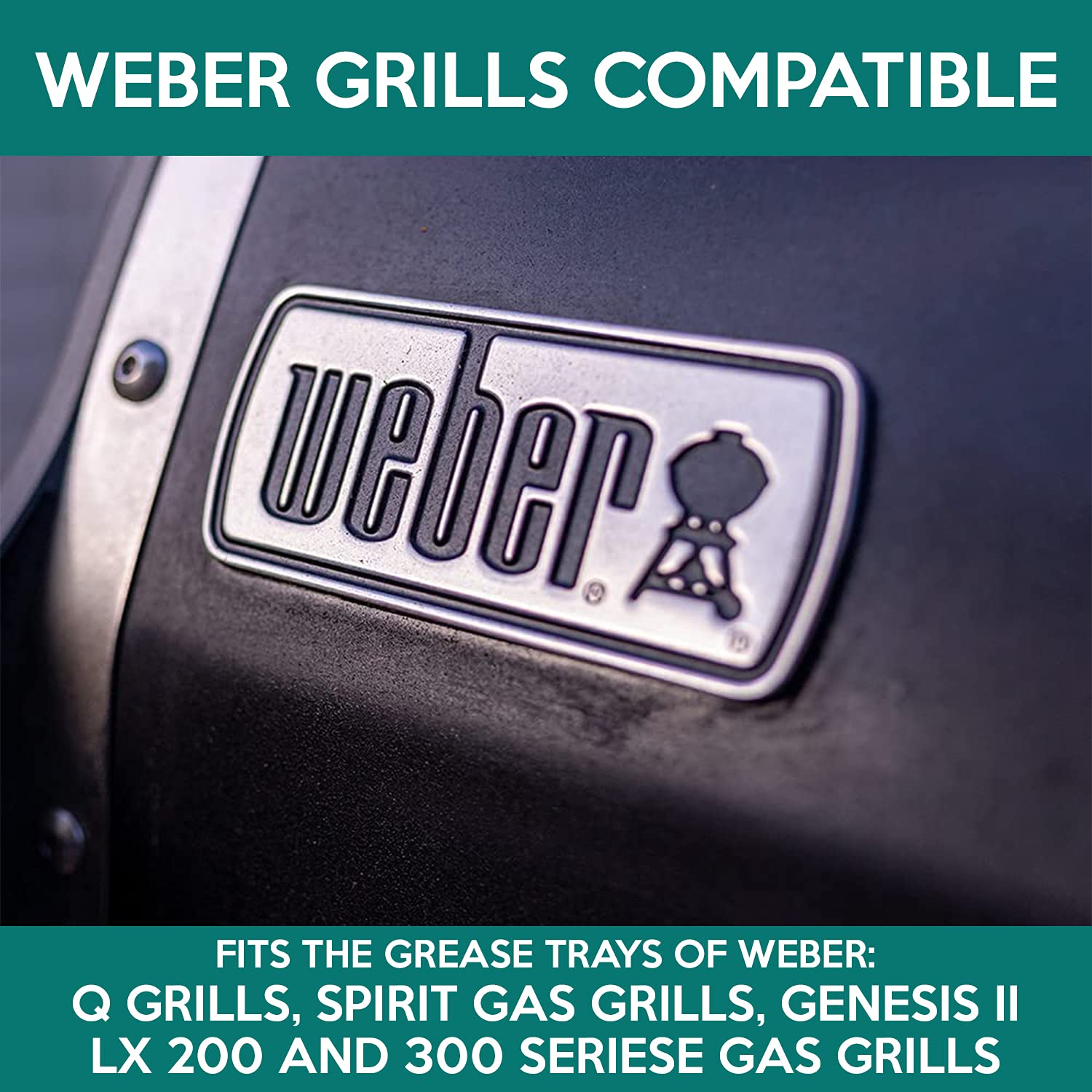 Fig & Leaf 35-pack drip pans for Weber grills, ready to replace