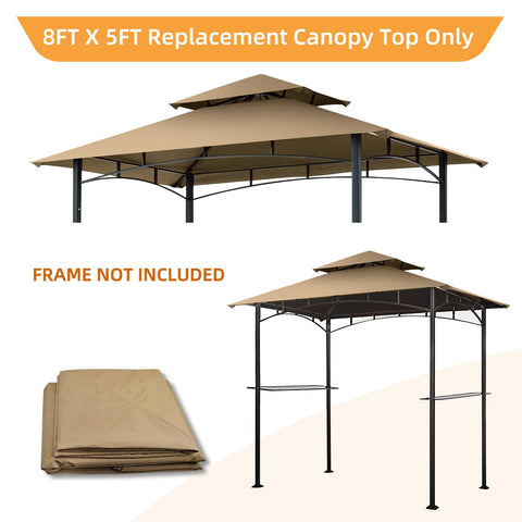 Figfeu weatherproof polyester canopy offers water-repellent protection during rain.