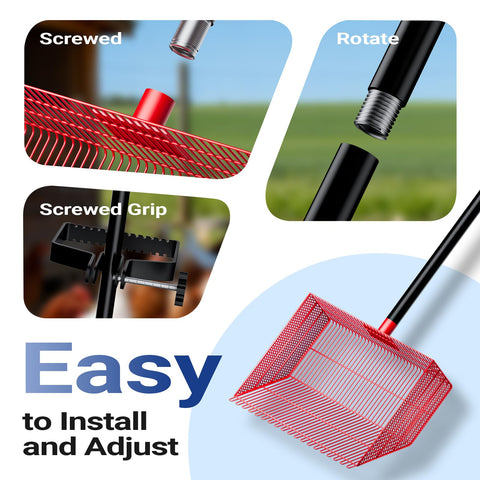 Fijaru coop cleaning tool is versatile for coops, pens, and yard cleanup.