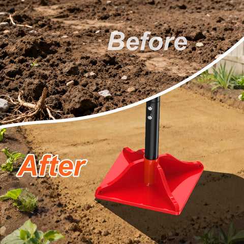 Fijaru tamper multi-purpose leveler suitable for soil, sand, gravel, and asphalt prep.