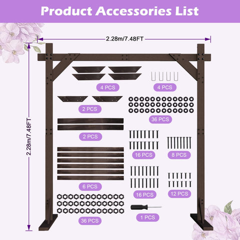 Fikowo DIY decor allows flowers and lights to transform the space.