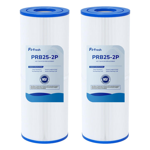 Fil-fresh 5x13 drop-in filter fit for PRB25-IN enhances debris capture.