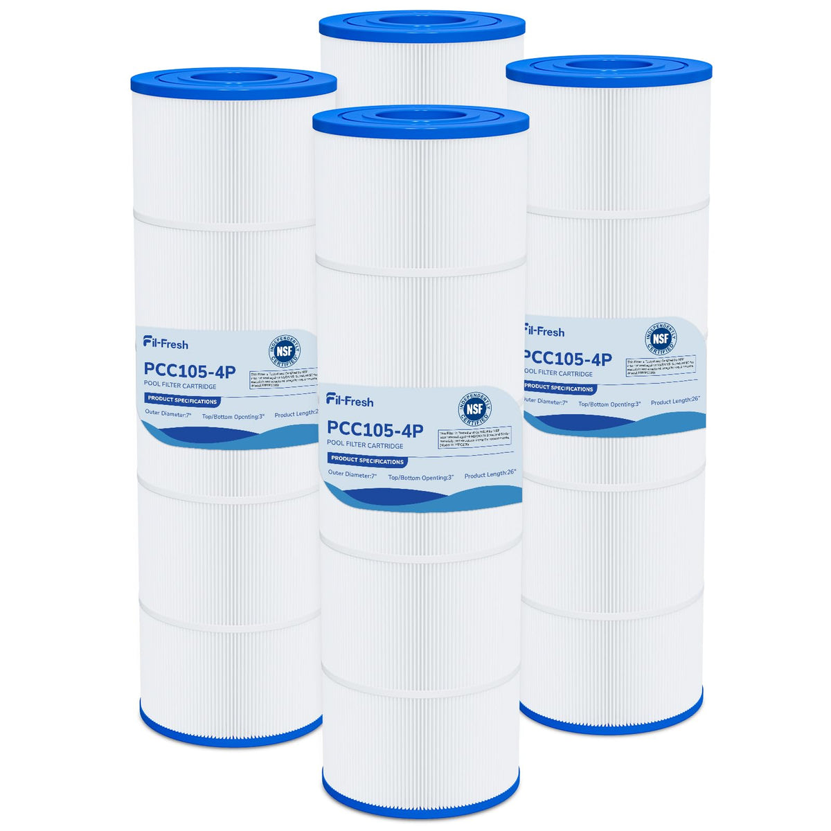 Fil-fresh CCP420 filter cartridge designed for reliable pool filtration.