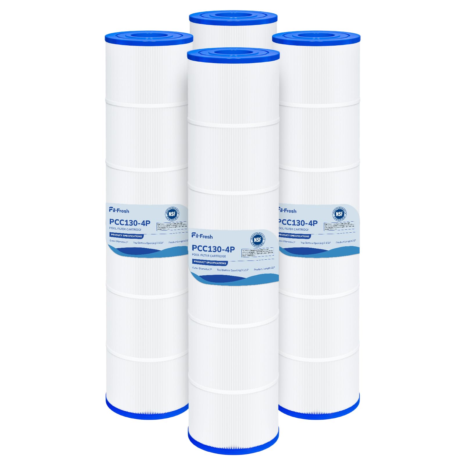 Fil-fresh CCP520 filter cartridge ready for easy replacement in compatible Pentair systems.