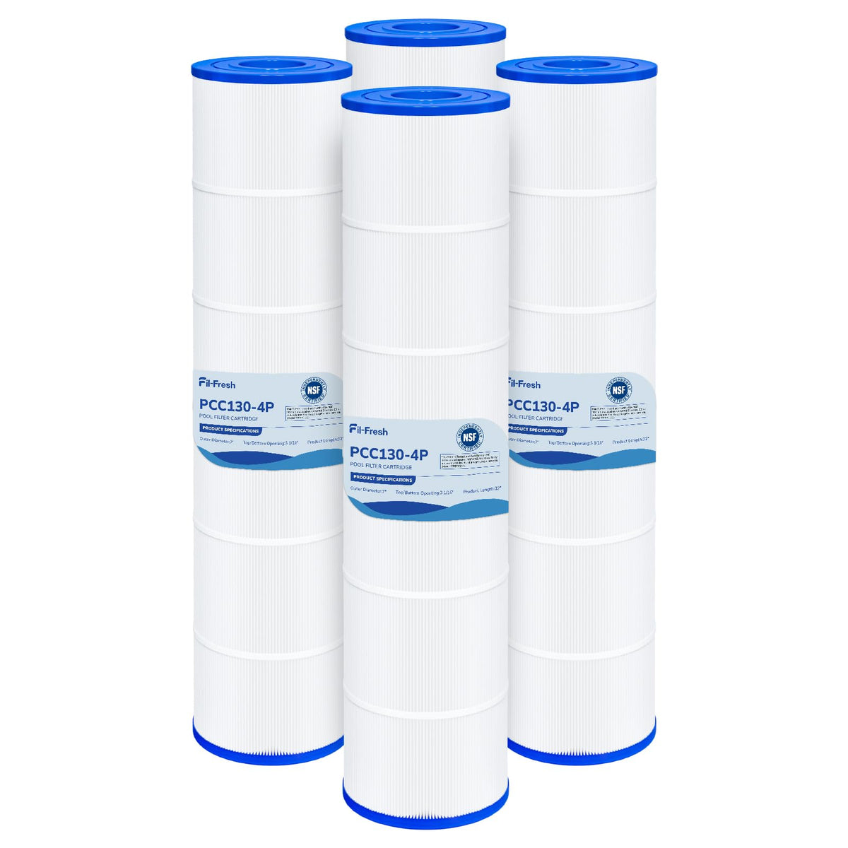 Fil-fresh CCP520 filter cartridge ready for easy replacement in compatible Pentair systems.
