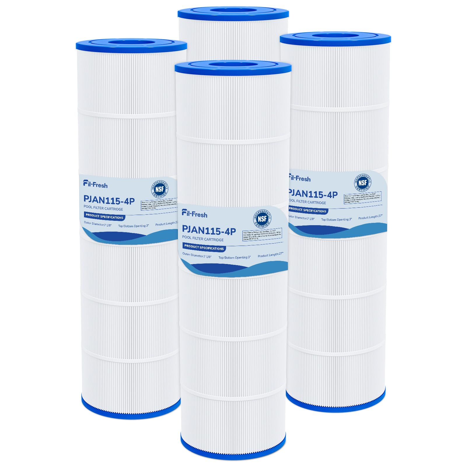 Fil-fresh CV460 filter fits Jandy CV460 pool system for reliable filtration.