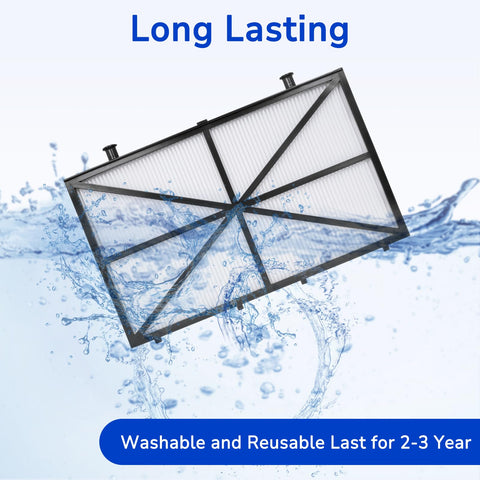 Fil-fresh easy-clean reusable filters save time and water