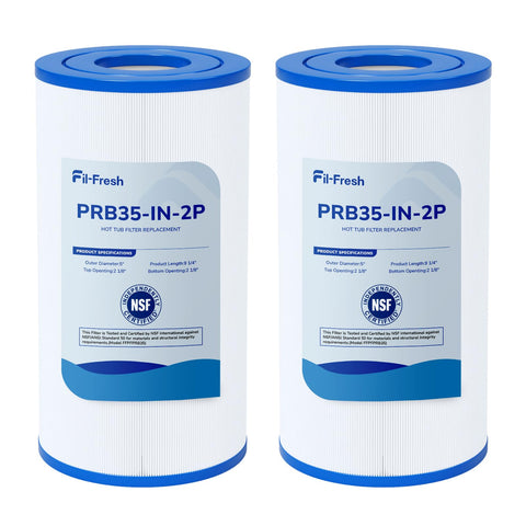Fil-fresh PRB35-IN core structure supports durable filtration performance.
