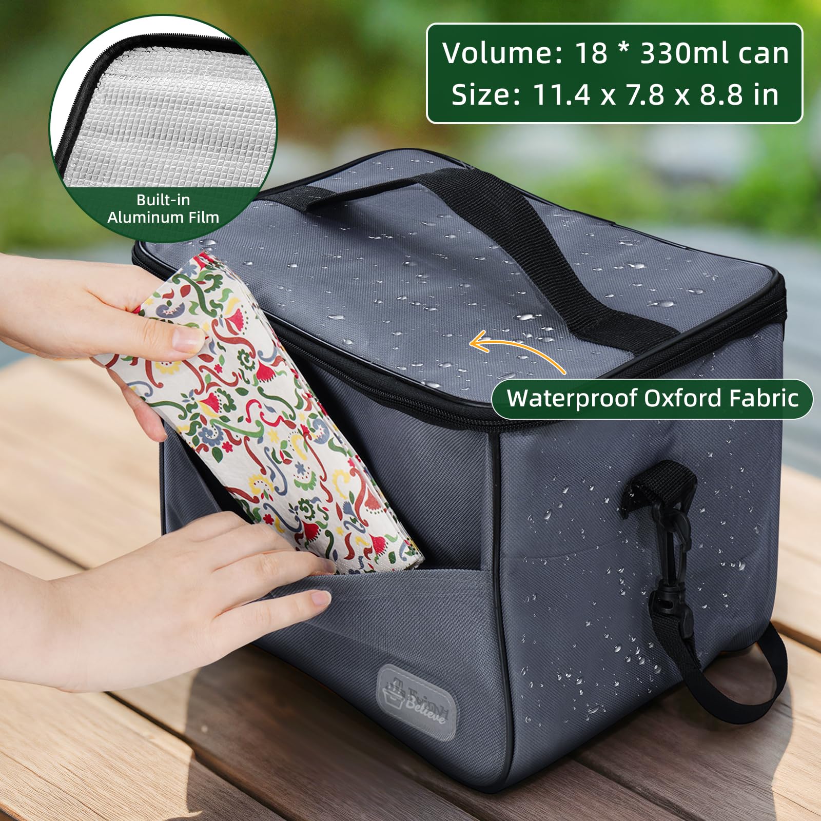 Filano complete picnic set components ready for outdoor use