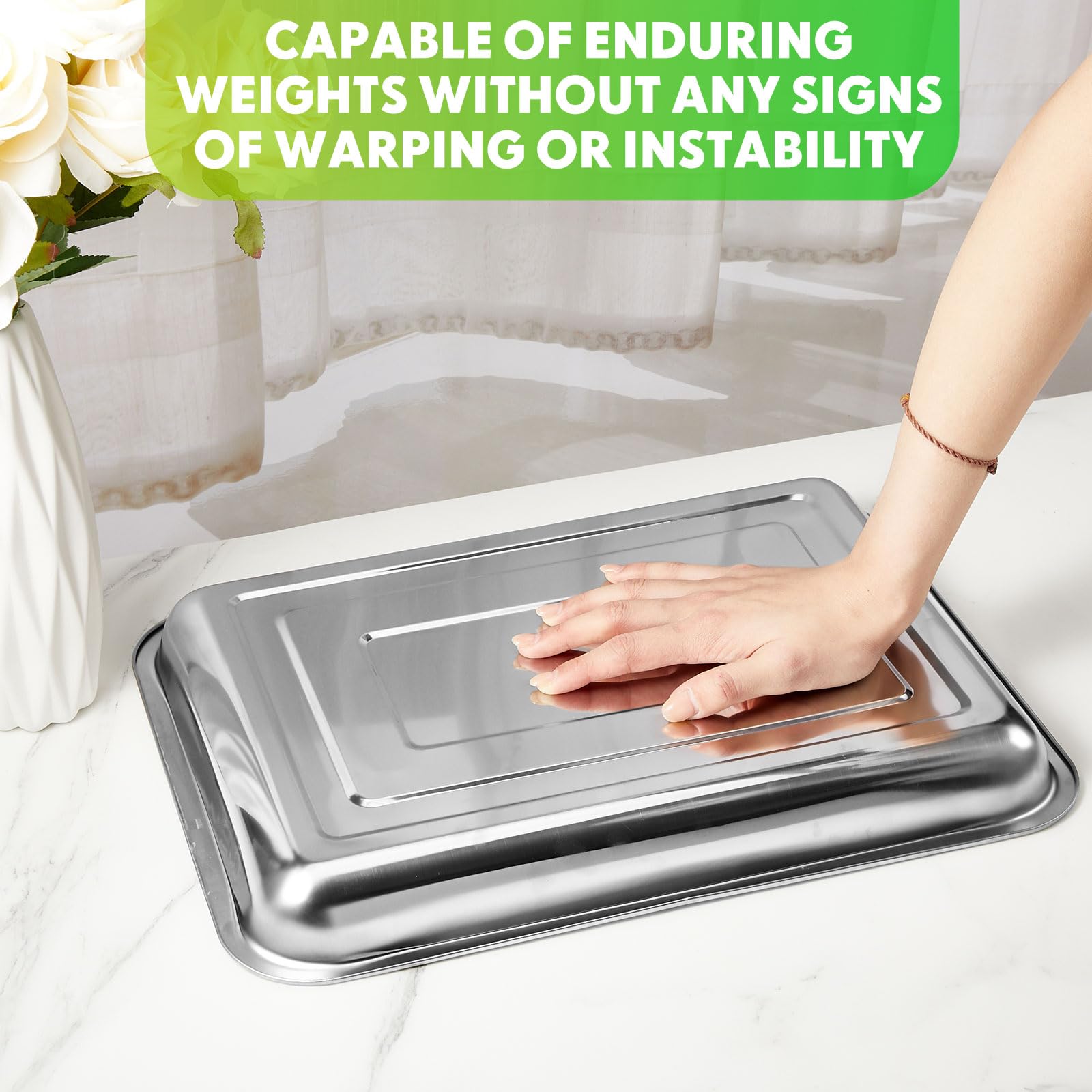 FillTouch no-drain-holes seed tray retains moisture for steady seedling growth.