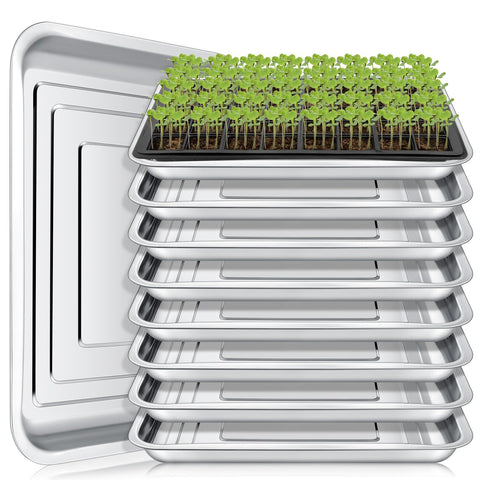 FillTouch seed starter tray 10-pack provides organized seedling setup for efficient germination.