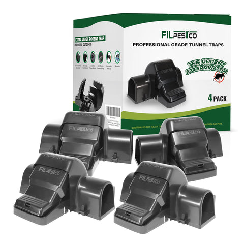 Filpestco XL tunnel trap front view shows a safe design for homes and yards.