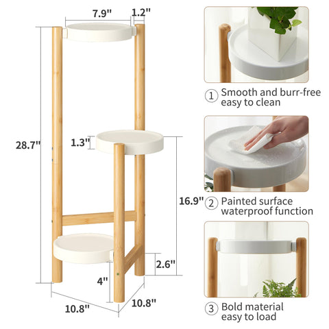 FILWH compact footprint fits small spaces like balcony and entryways.