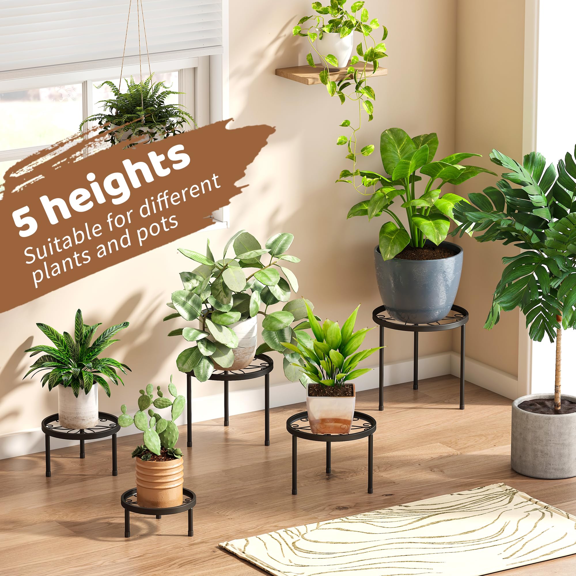 Anti-rust finish on FILWH stands helps outdoor setups stay neat and durable.